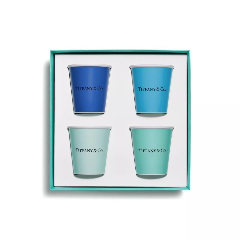 TIFFANY & CO COFFE CUP (set of four)