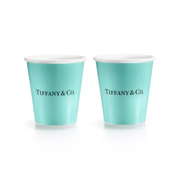 TIFFANY & CO COFFEE CUP ( set of two )