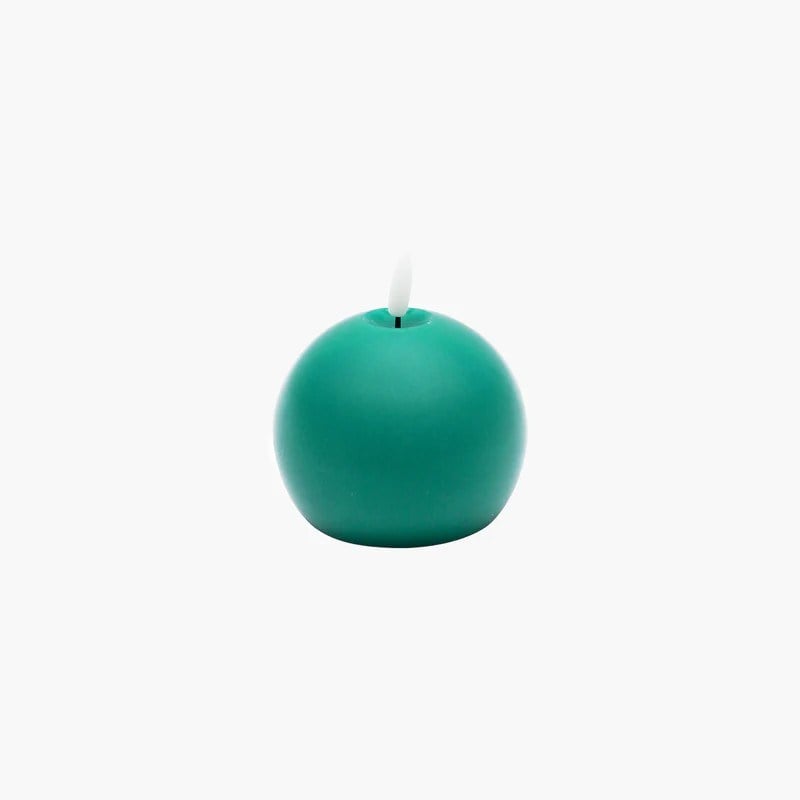 Yuvarlak Led Işık Aqua Mum 12cm