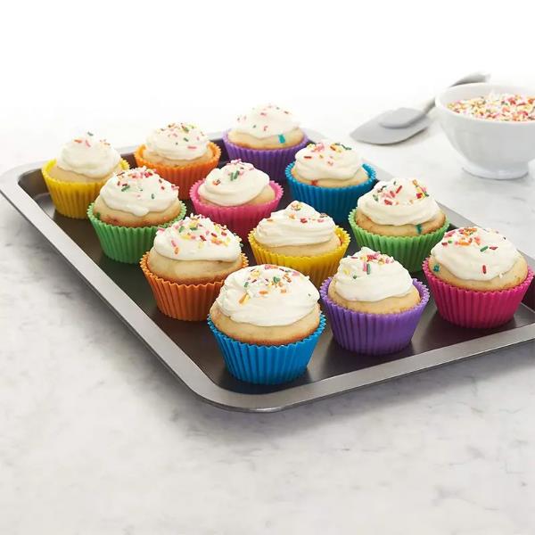 12'li Silikon Muffin Kalıbı