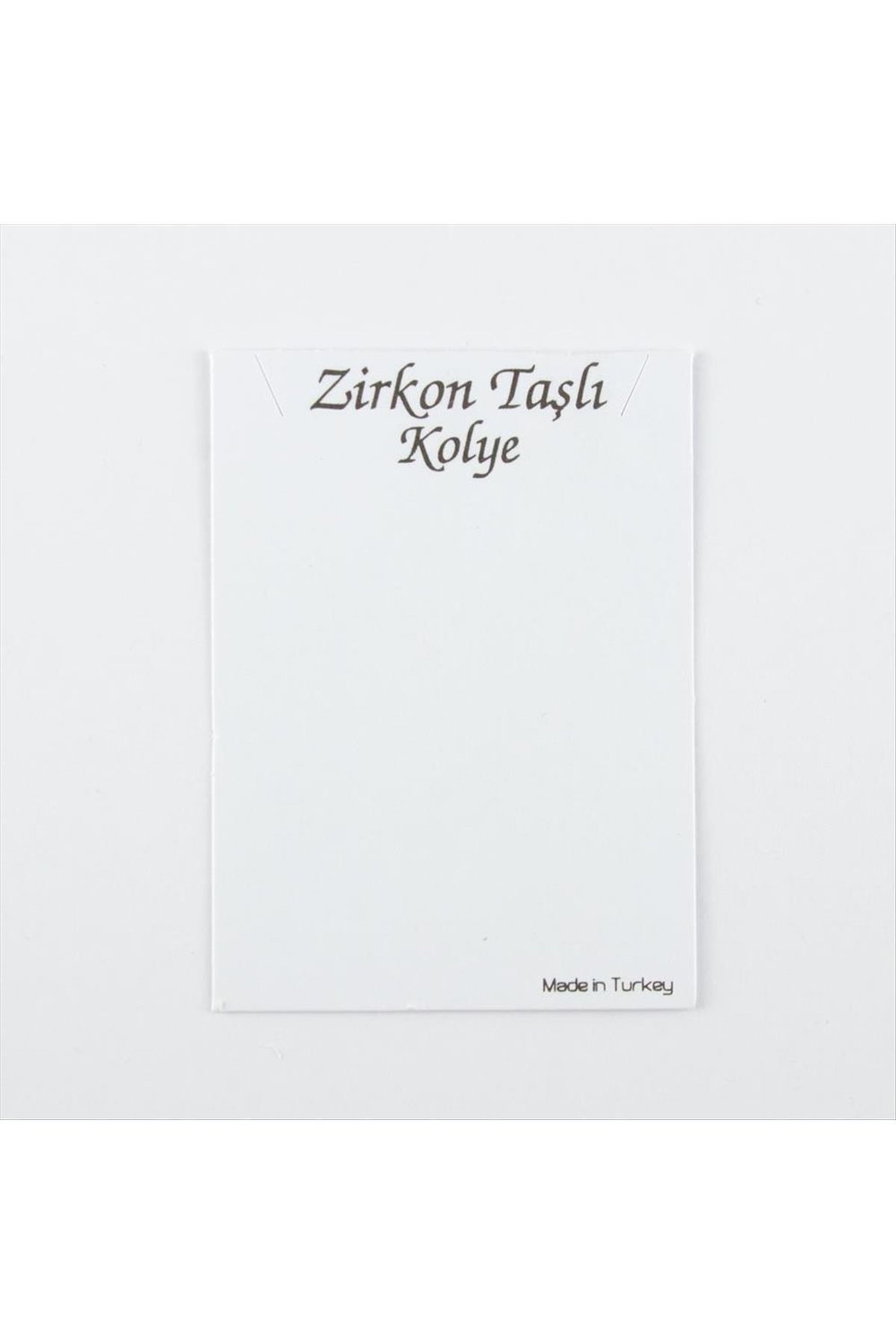 Zirkon Kolye Kartı