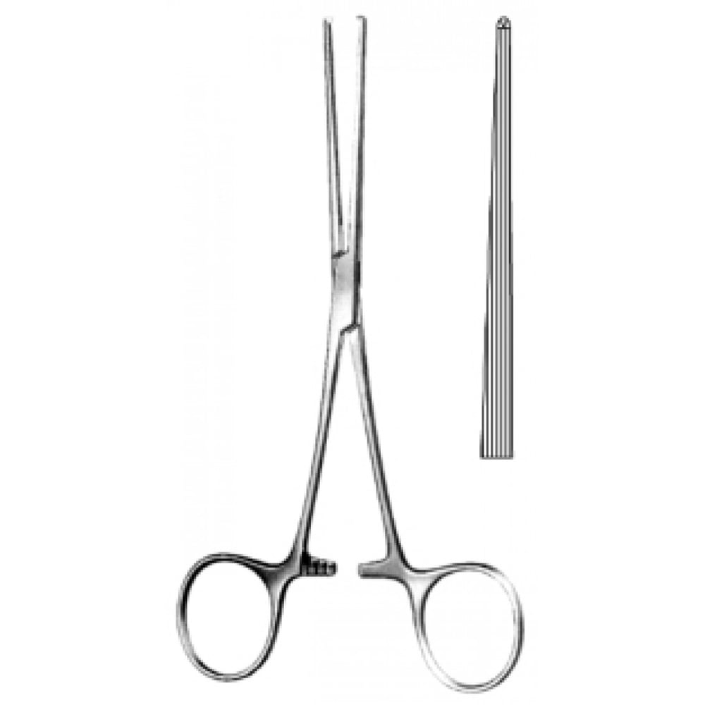 52.0220.15 Allen Bağırsak Klempi Düz Tırtıklı 1x2 Dişli 15.5cm