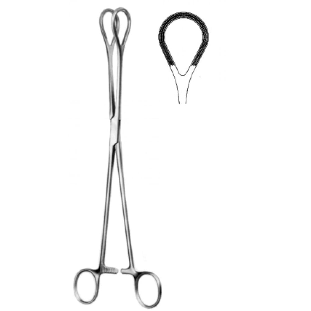 14.0686.25 Tissue & Organ Holding Forceps Atrauma 25cm