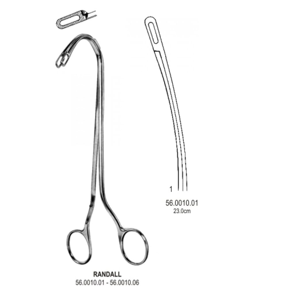 56.0010.01 Randal Böbrek Taşı  Forsepsi 23cm, Fig.1