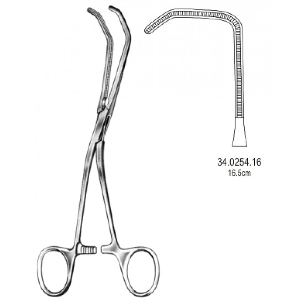 34.0254.16 DeBakey Reynolds Anastomoz Klemp 16.5cm