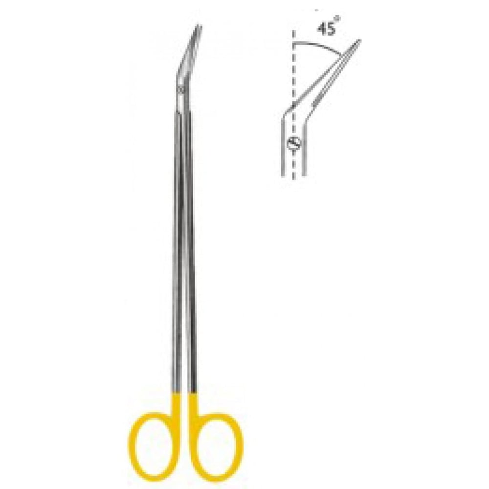 10.5540.45 DeBakey POTTS-SMITH Vask.Makas 18.5cm 45ø