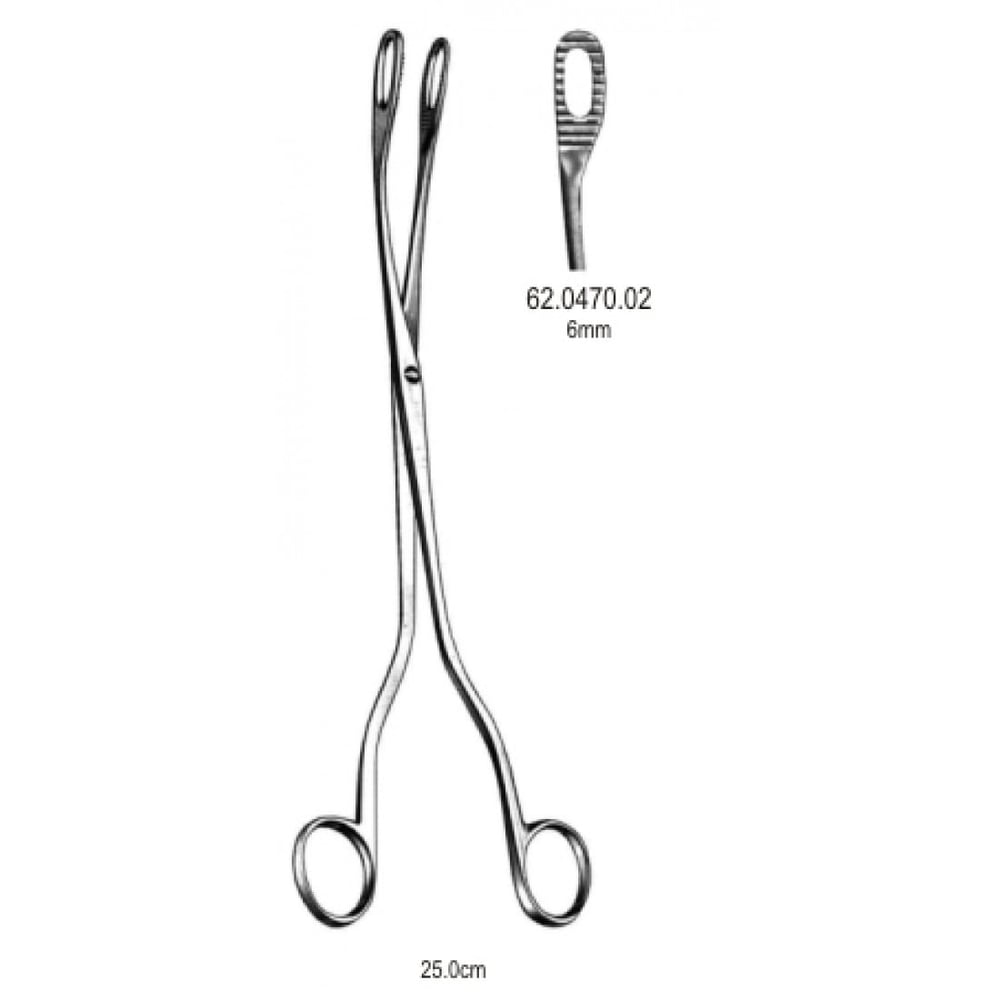 62.0470.02 J.A.M.W Plasenta Forsepsi Eğri 6.0mm, 25cm Fig.2