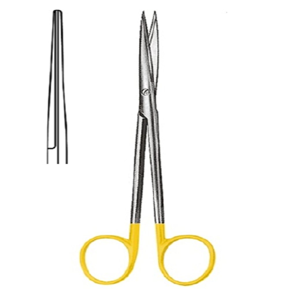 10.5352.14 Metzenbaum İnce Makas Keskin/Keskin Düz 14.5cm TC