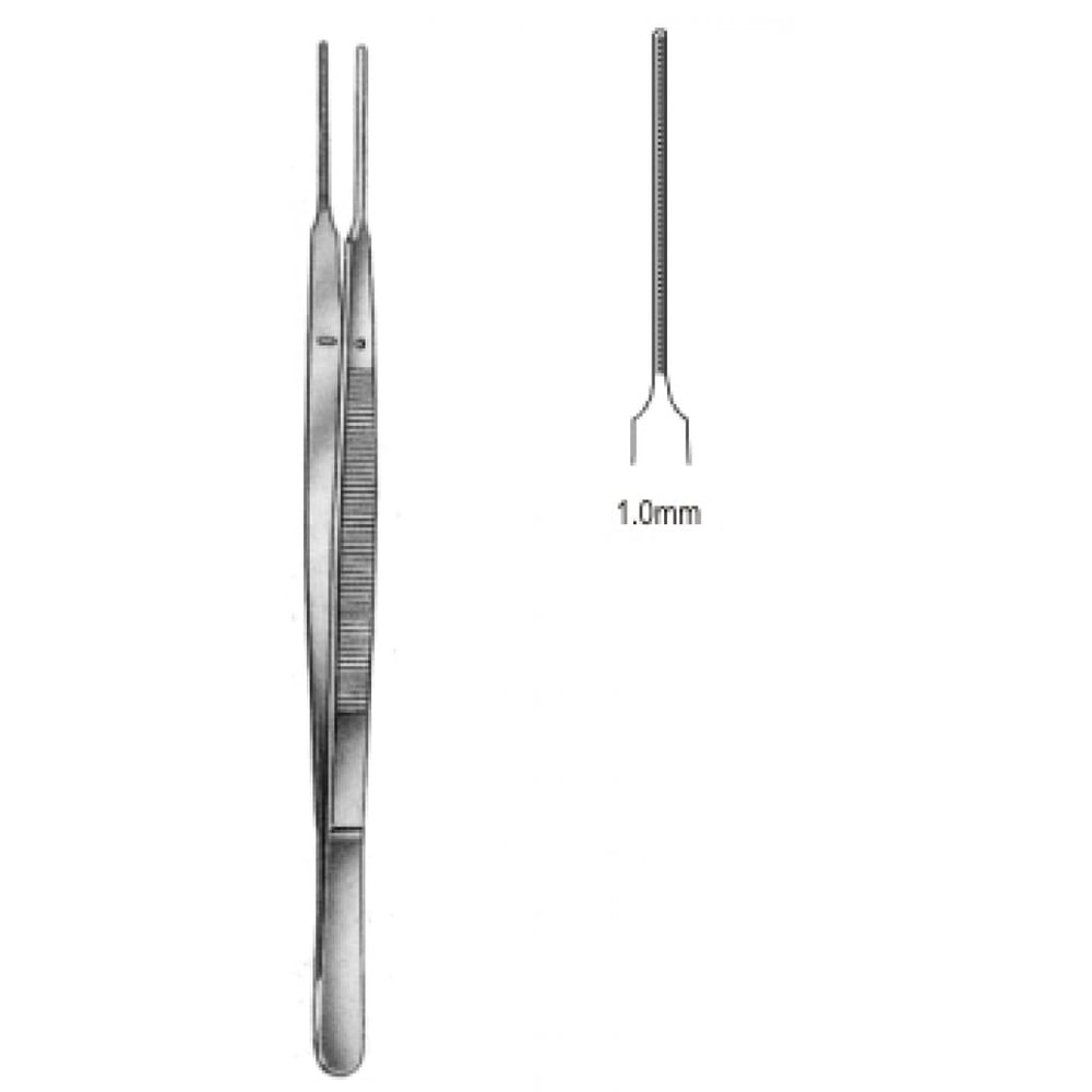 34.0014.15 DeBakey-Gerald Doku Forsepsi Atravmatik 1.0mm 15cm