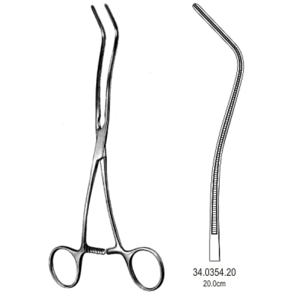 34.0354.20 DeBakey Renal Arter Klemp Atravmatik 20cm