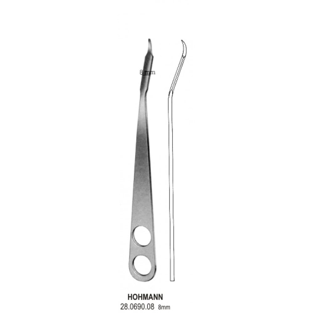 28.0690.08 Hohmann Kemik Levyesi 8mmx236mm