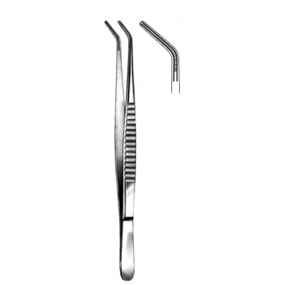 34.0044.20 DeBakey Atravmatik Doku Forsepsi 2mm Açılı 20cm