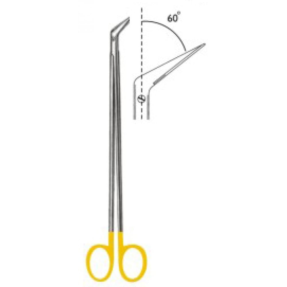 10.5538.28 DeBakey Vasküler Makas 28cm 60ø TC