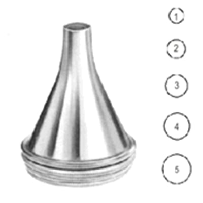 44.0044.40 Boucheron Kulak Spekulumu set/4, 4.2mm~7.2mm