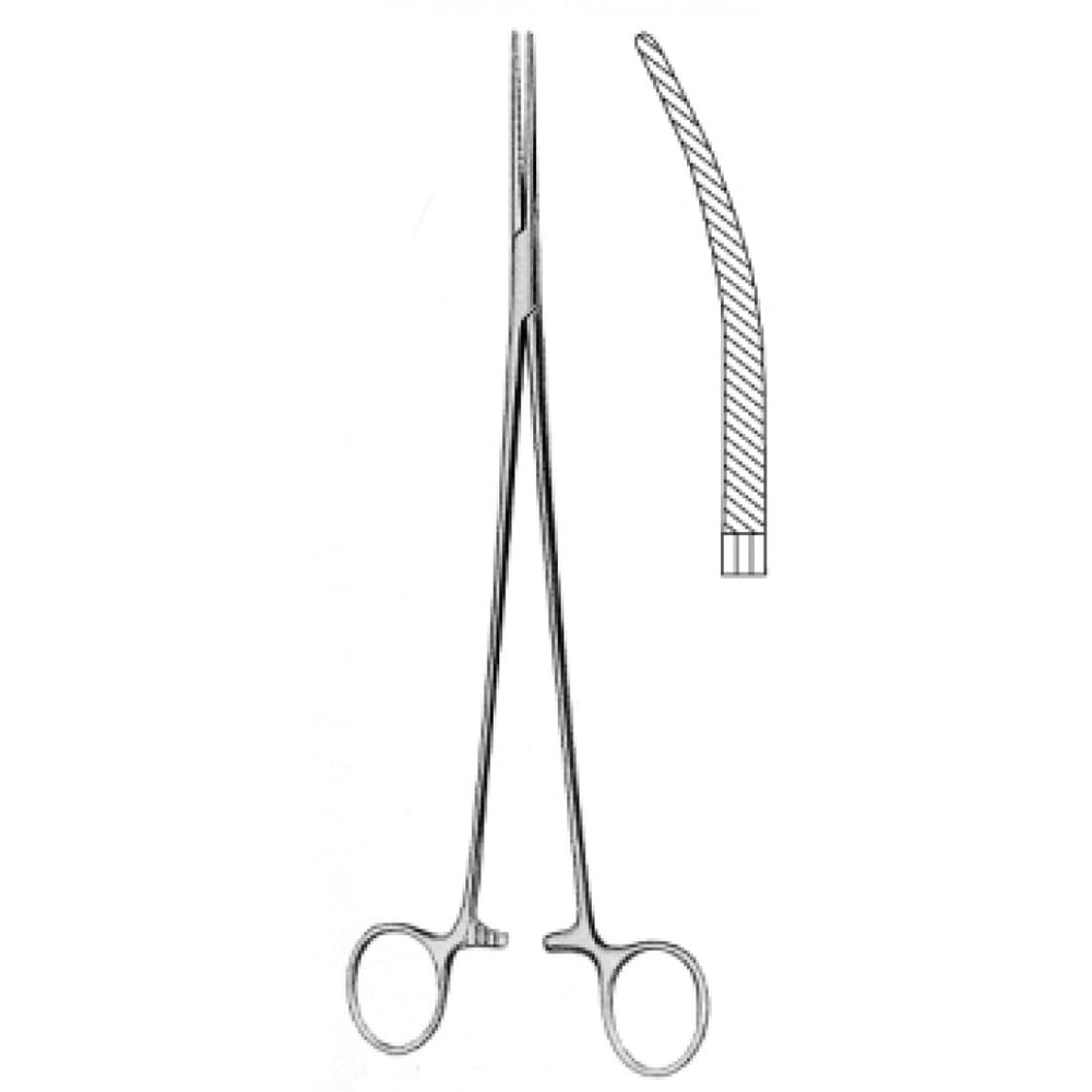 14.0301.26 Bengolea Hemostatik Forseps Eğri  26cm