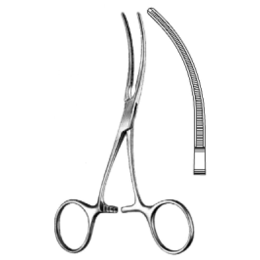 34.0154.12 DeBakey Buldog Atravmatik Forseps 12cm