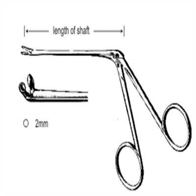 44.0184.22 Hartmann-Herzfeld Timsah Kulak Forsepsi 2.2mm,