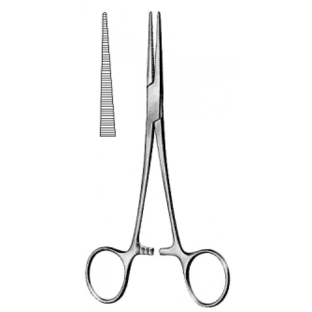 14.0120.14 Coller-Crile Hemostatik Forseps Düz  14cm
