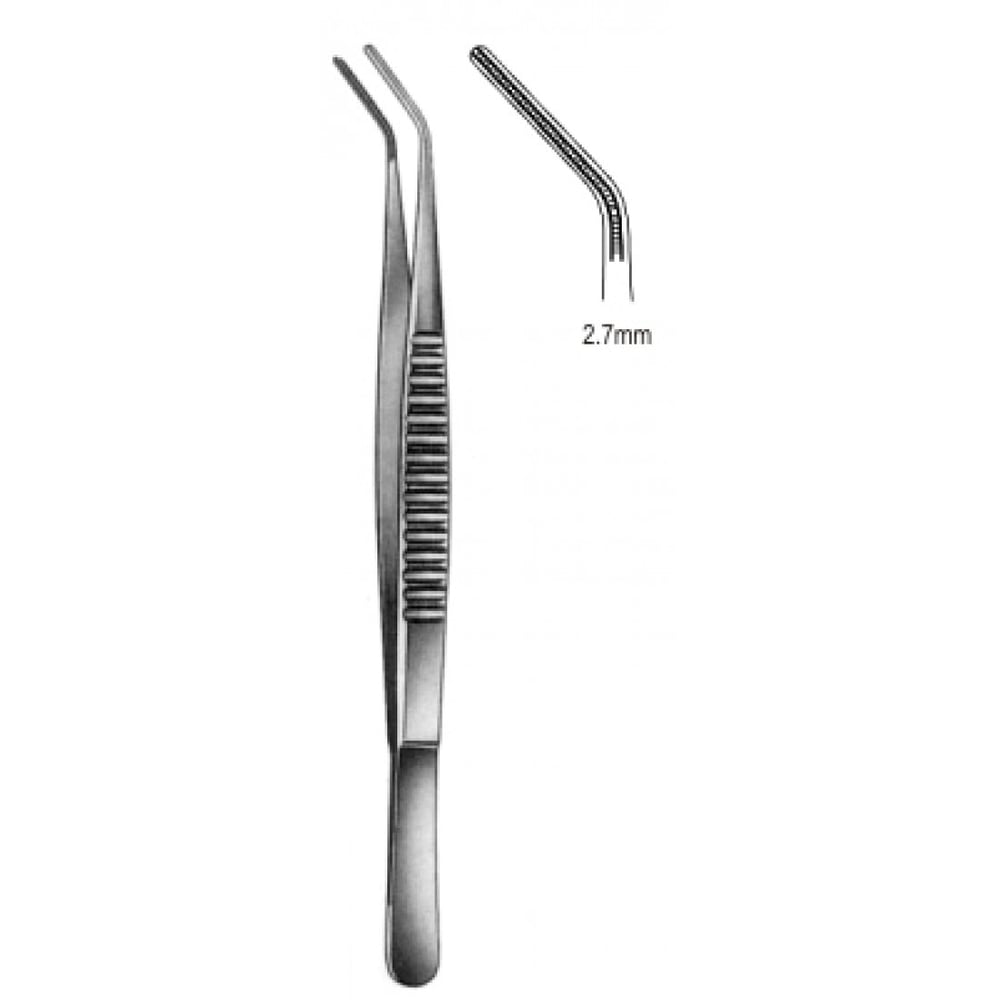 34.0046.30 DeBakey Doku Forseps Atravmatik Açılı 2.7mm 30cm