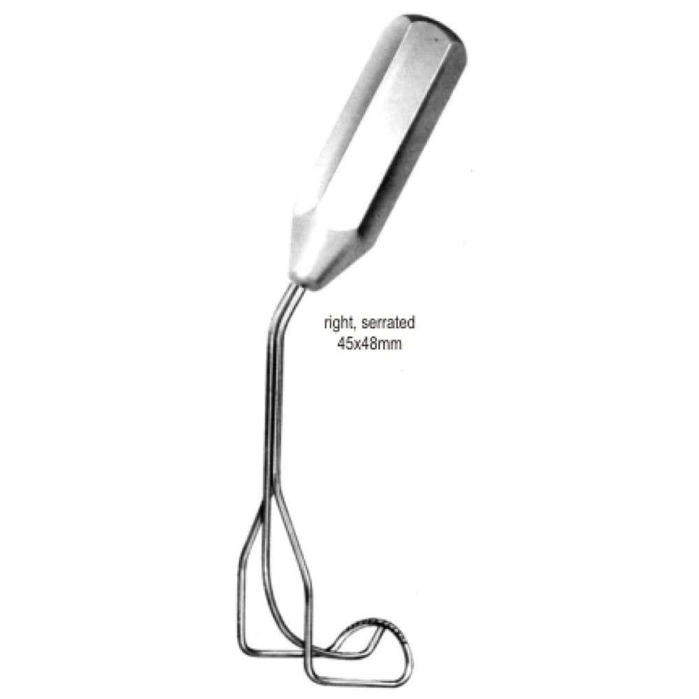 18.0592.21 Cooley Artrial Retractor right Serrated 45x48mm,21.5cm