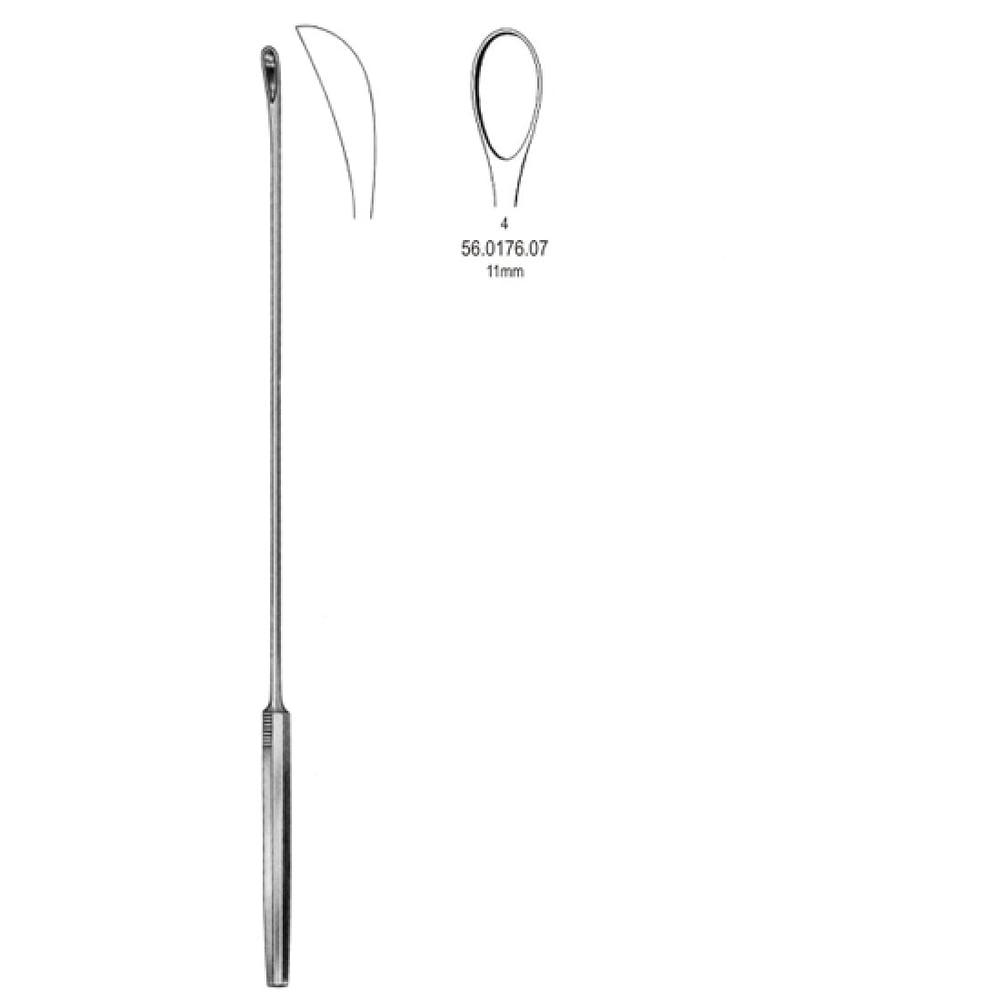 56.0176.07 Luer-Koerte Safra Taşı Kepçesi Bükülebilir 11.0mm Fig.4
