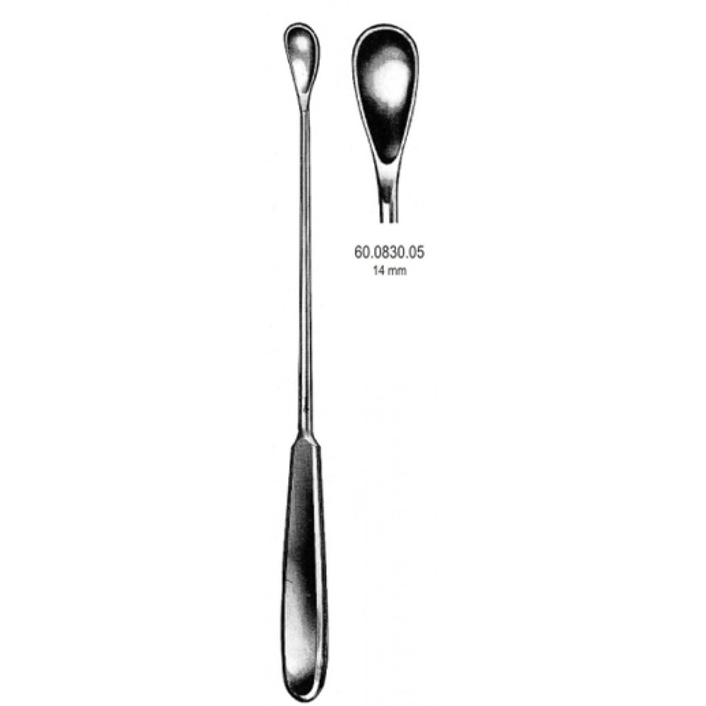 60.0830.05 Gourdet Rahim Kepçesi Künt 14mm, 28cm