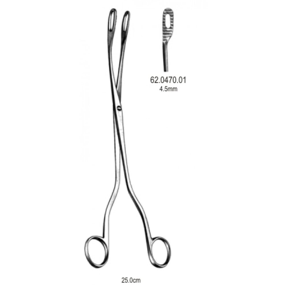 62.0470.01 J.A.M.W Plasenta Forsepsi Eğri 4.5mm, 25cm Fig.1