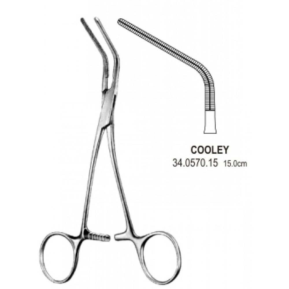 34.0570.15 Cooley Çok Amaçlı Aort Klemp 45ø, 15.5cm