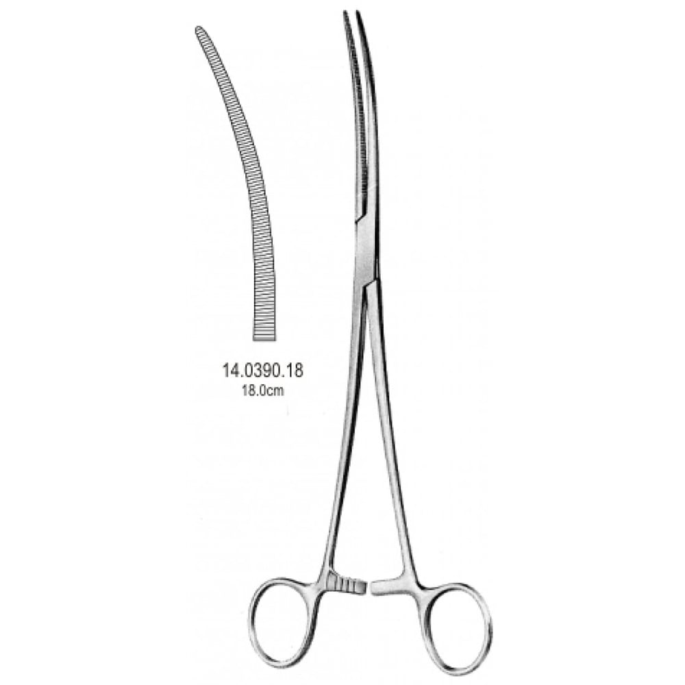 14.0390.20 Crafoord Bronchus Clamp cvd 20cm