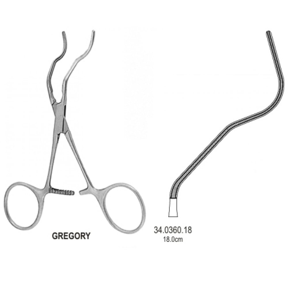 34.0360.18 Gregory Atravmatik  Klemp 18cm