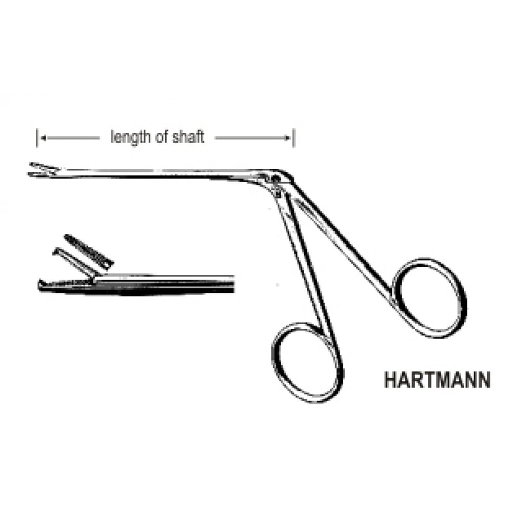 44.0172.14 Hartmann Kulak Forsepsi 1x2T 14cm