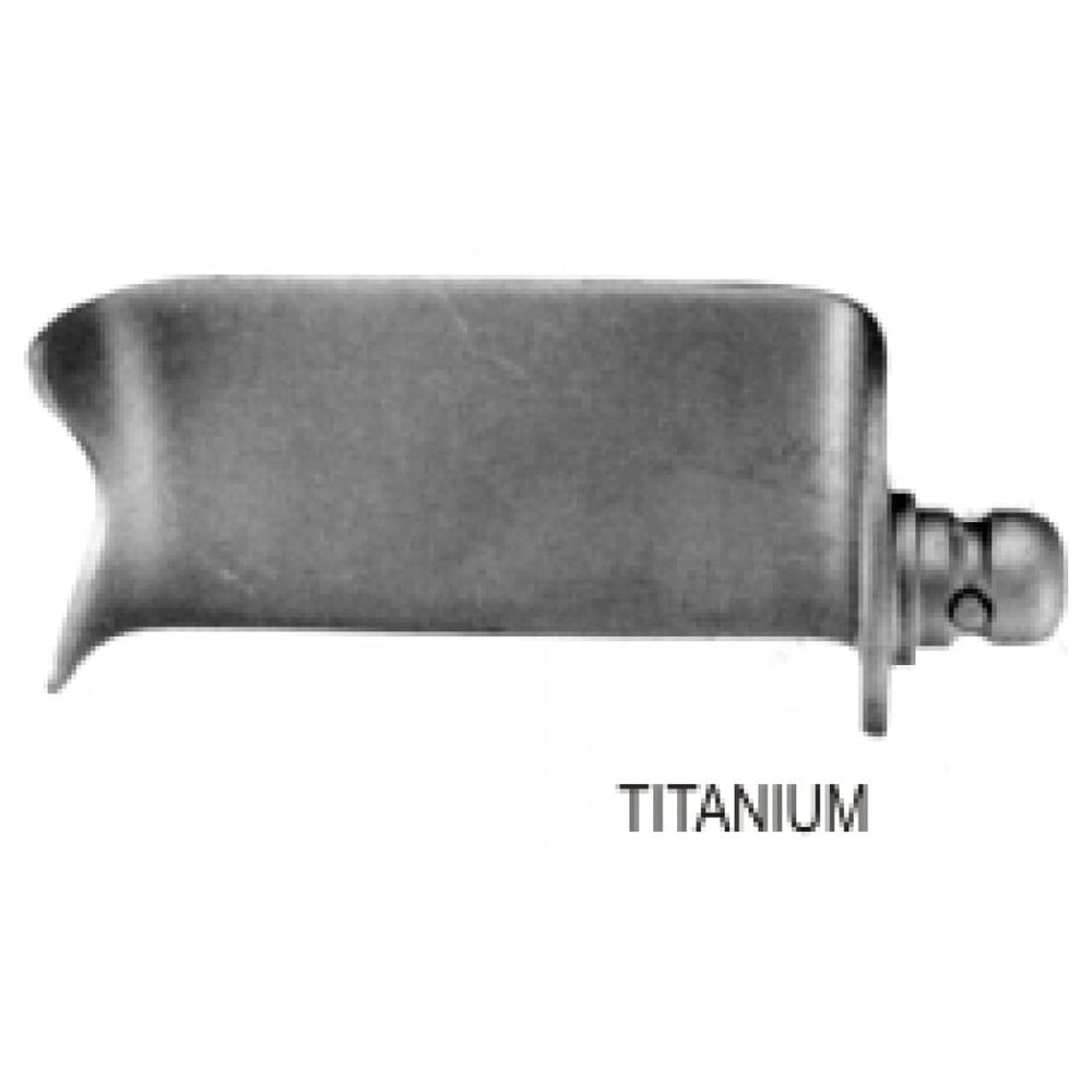 19.9310.65 Caspar Ekartör için Künt Uç65x24mm (TiT)