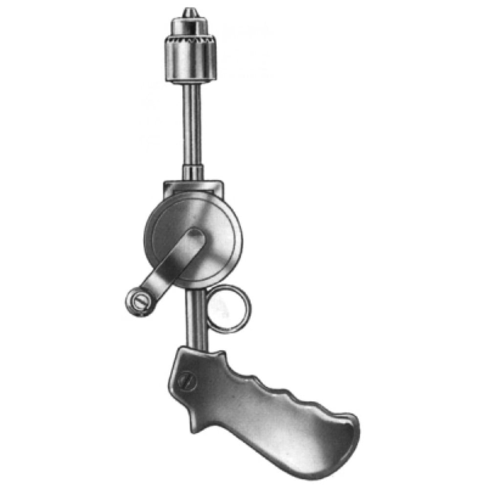 26.0116.00 Bone Hand Drill pistol shaped with s.s chuck,