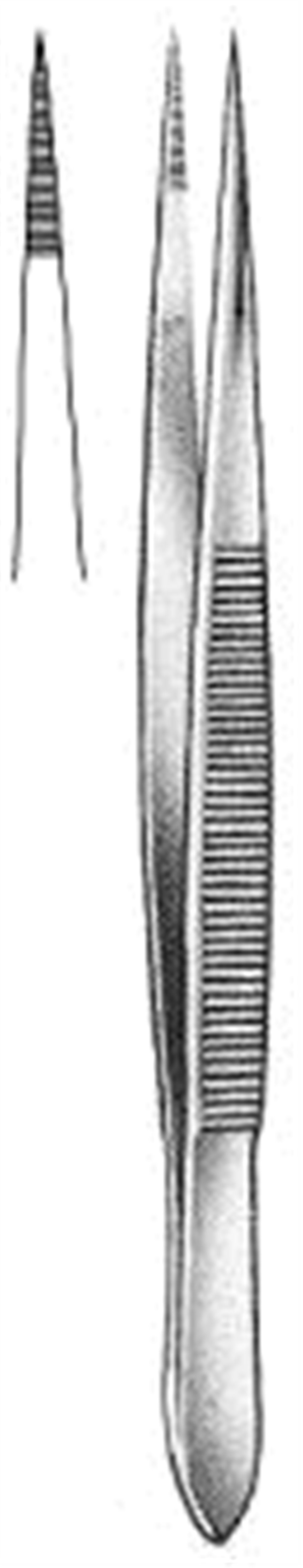 12.0320.09 Micro Forceps Serrated str 9cm
