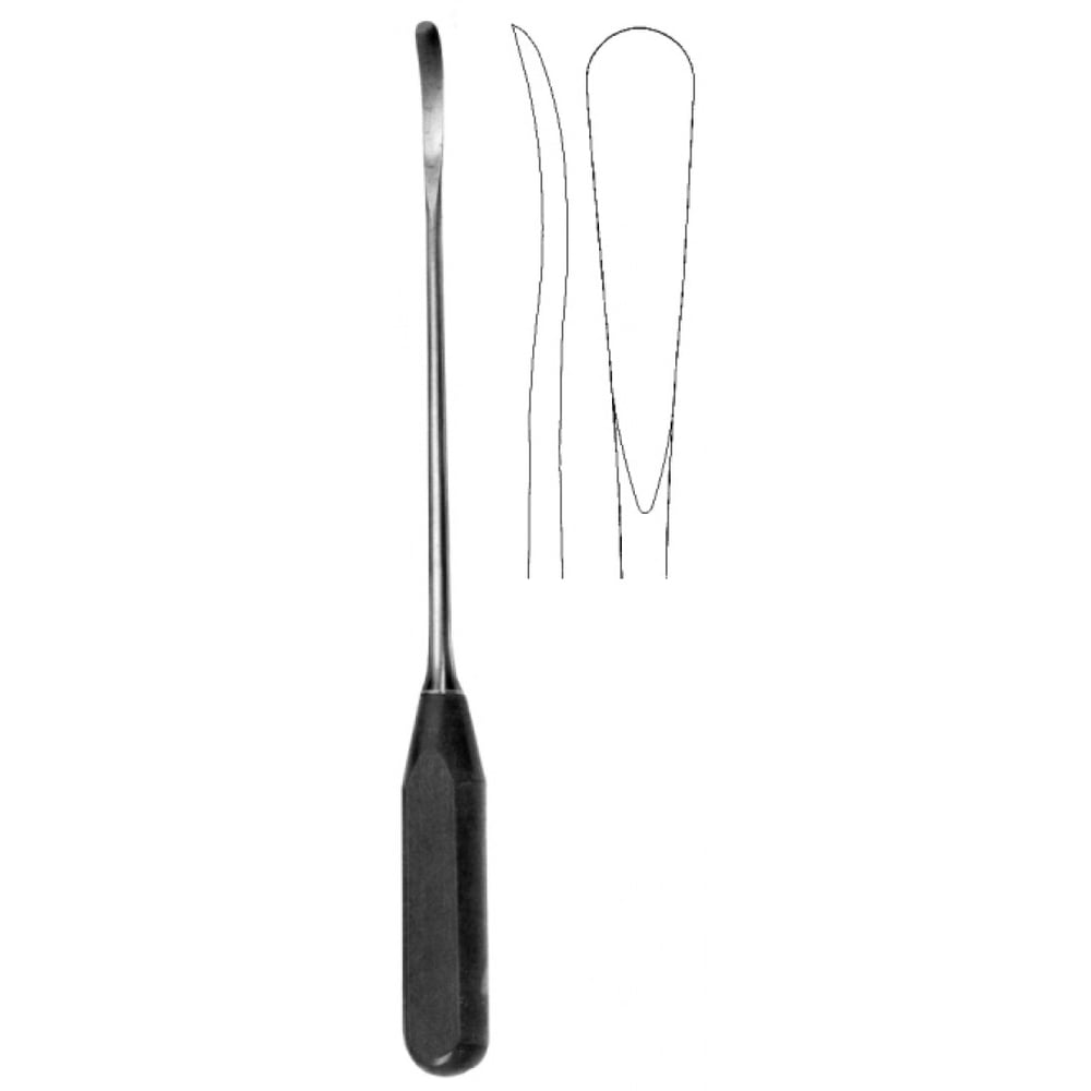28.0560.17 Wagner Elevatör, Fiber Saplı 17mm, 33cm