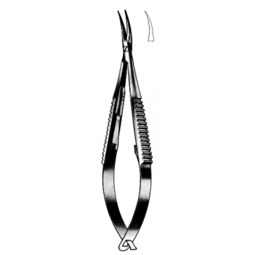 22.0263.14 Castroviejo Portegü Kilitli Eğri 14cm