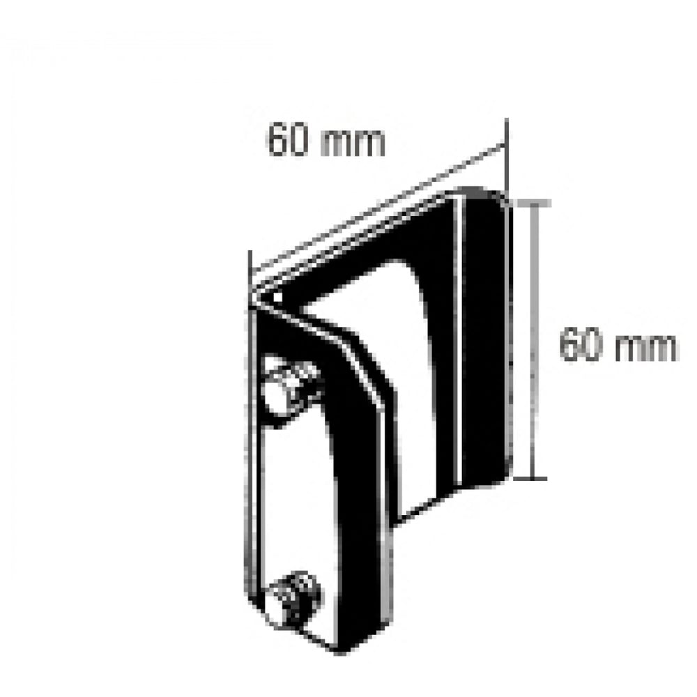 36.7491.60 Bıçak/Finochietto Sternum Ekartörü İçin 60x60mm Çift Alüminyum