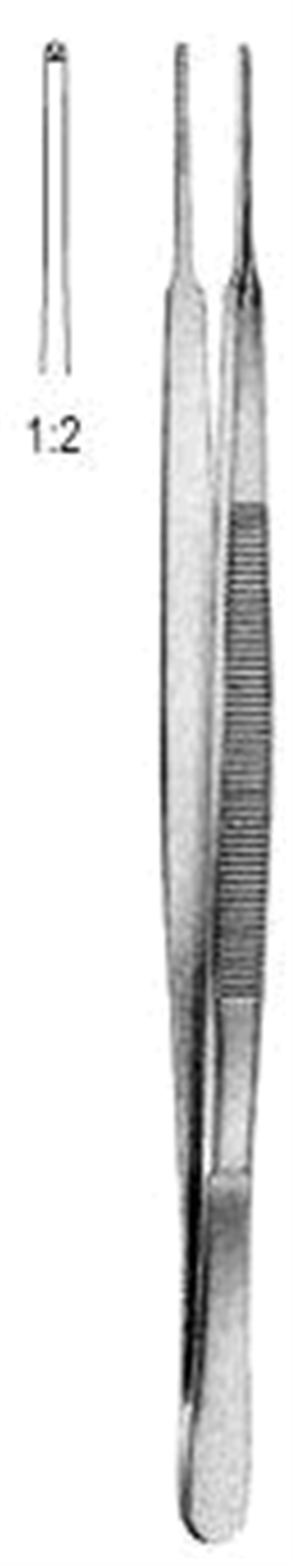 12.0218.18 Gerald Doku Forsepsi 1x2T Düz 18cm