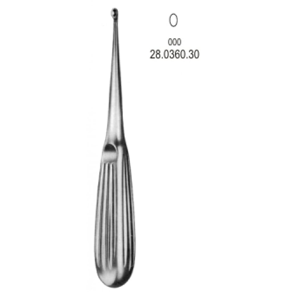 28.0360.30 Spratt Kemik Küreti 16.5cm, Fig.000