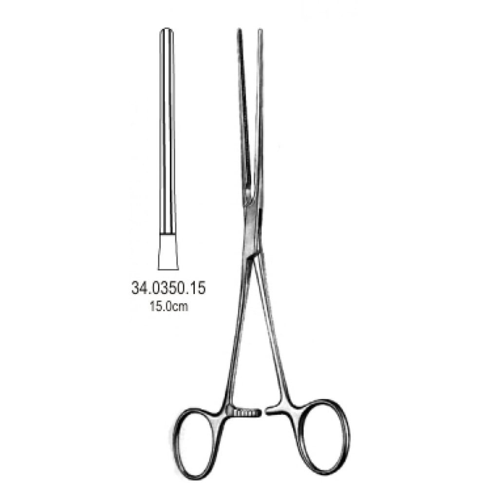 34.0350.15 Bainbridge Renal Arter Forseps Düz 15cm