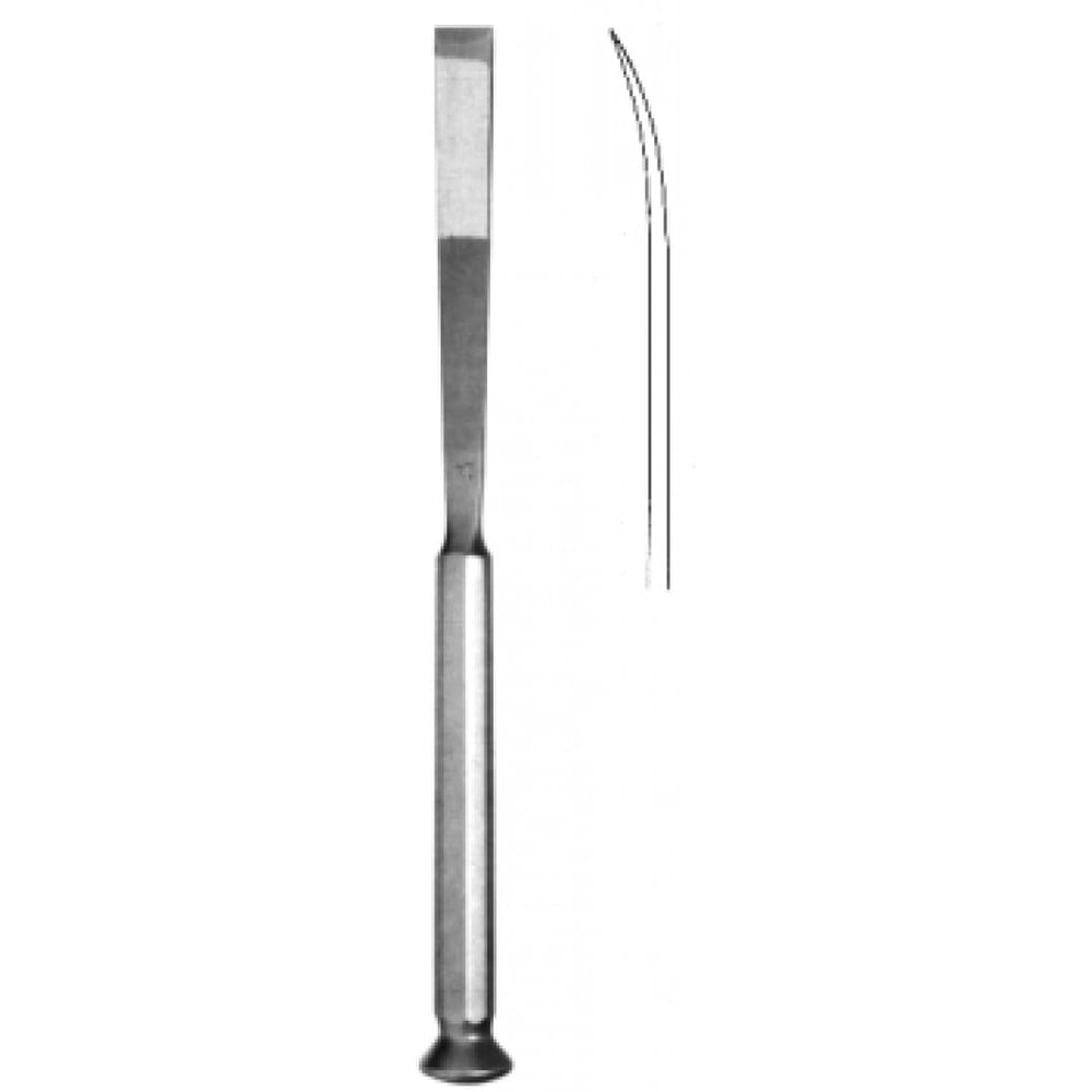 49.0721.10 Kawamoto Kemik Gretfi Osteotomu Eğri 10mm, 18cm