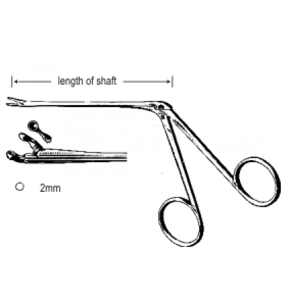 44.0182.20 Hartmann Kulak Forsepsi  2mm 8.5cm