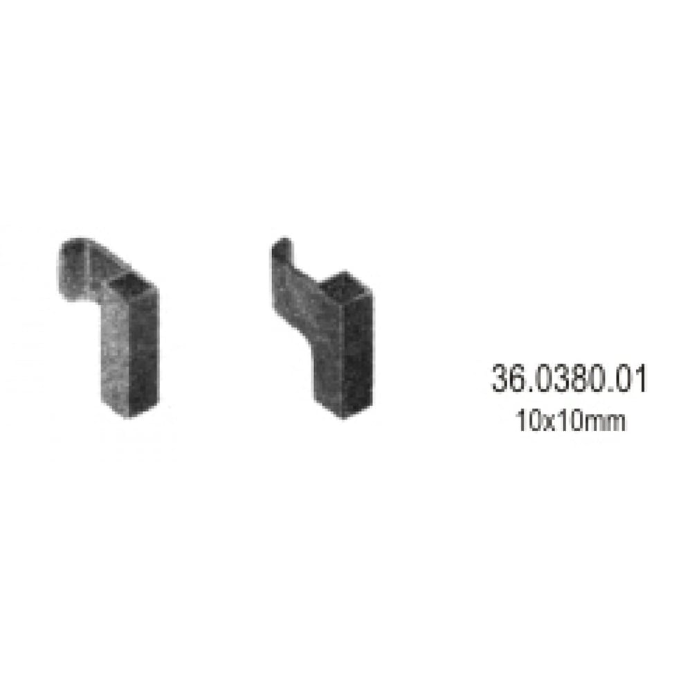 36.0380.01 Sadece Bıçaklar, Struck Ekartör için  10x10mm, Çift