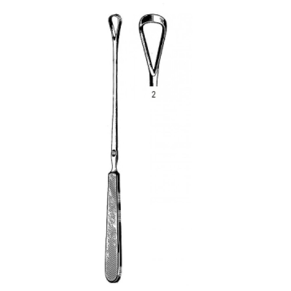60.0882.02 Sims Küret Bükülebilir Künt 25cm Fig.2