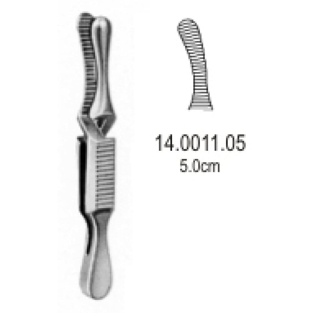 14.0011.05 Dieffenbach Bulldog Hemostatik Forseps Eğri 5cm