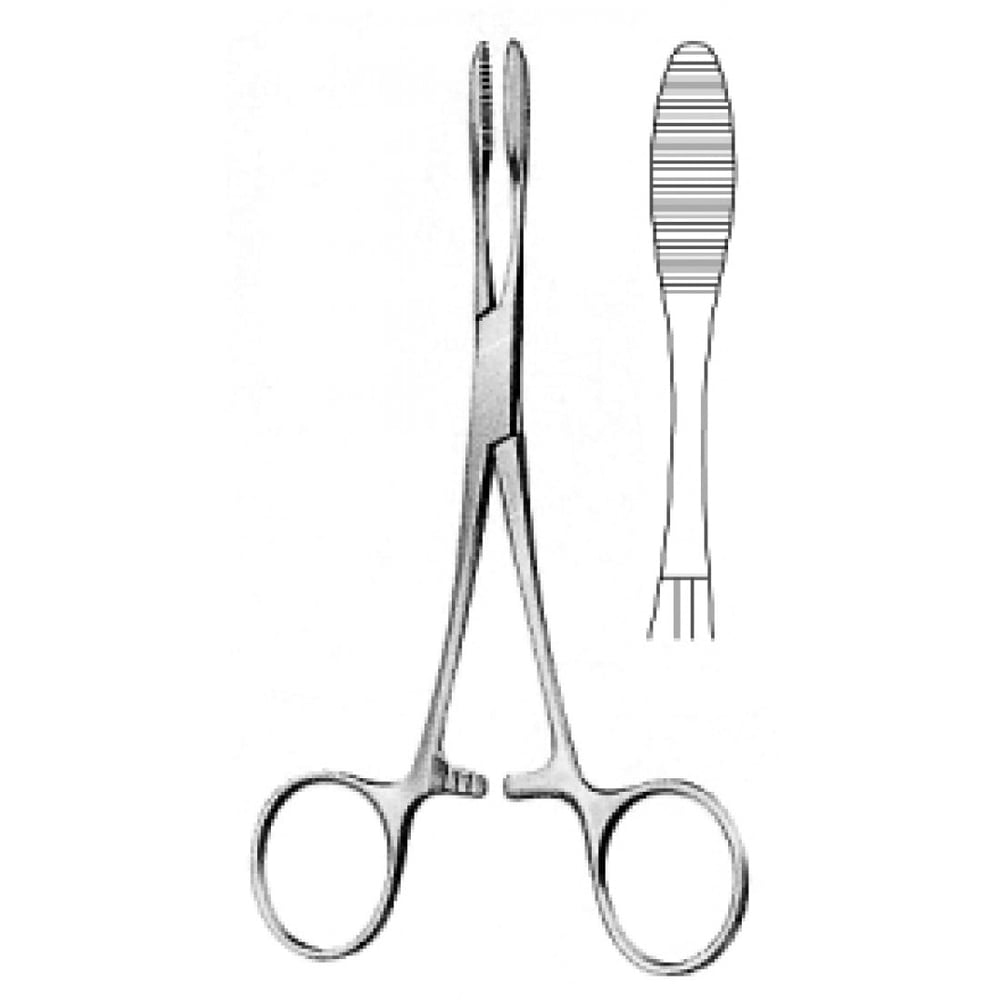 14.0172.12 Pean Hemostatic Forceps str short jaw 12.5cm