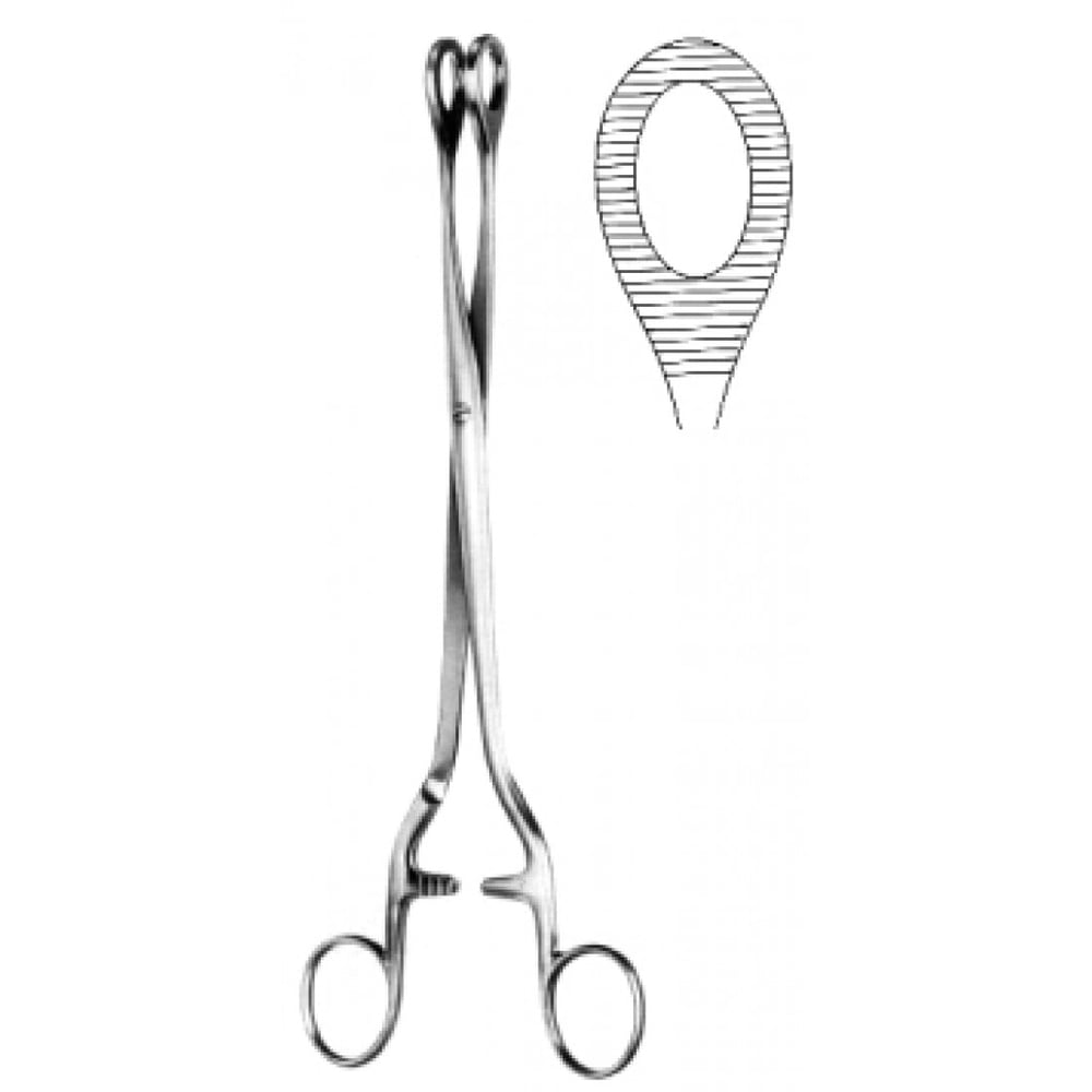 60.0690.27 Noto Uterus Polip Forsepsi 27cm