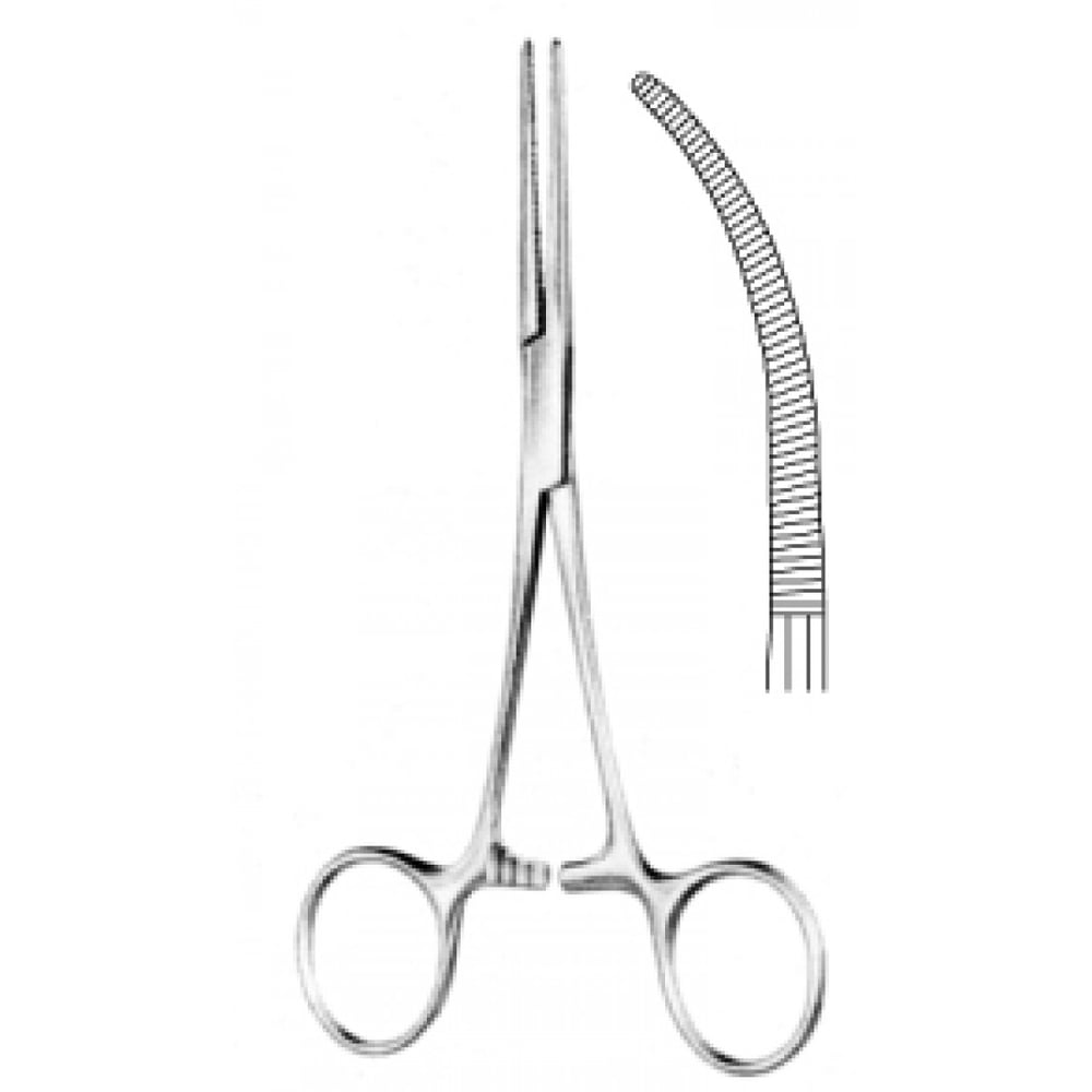 14.0231.14 Pean Hemostatik Forseps  Eğri 14cm