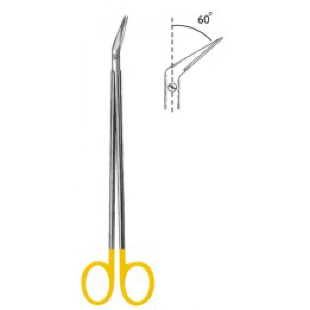 10.5540.60 DeBakey POTTS-SMITH Vask.Makas 18cm 60ø TC