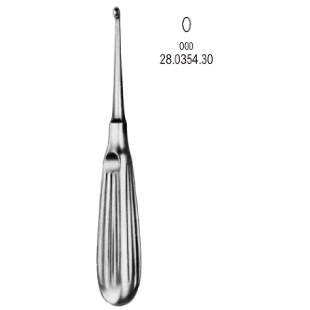 28.0354.30 Schede Kemik Küreti 17cm, Fig.000